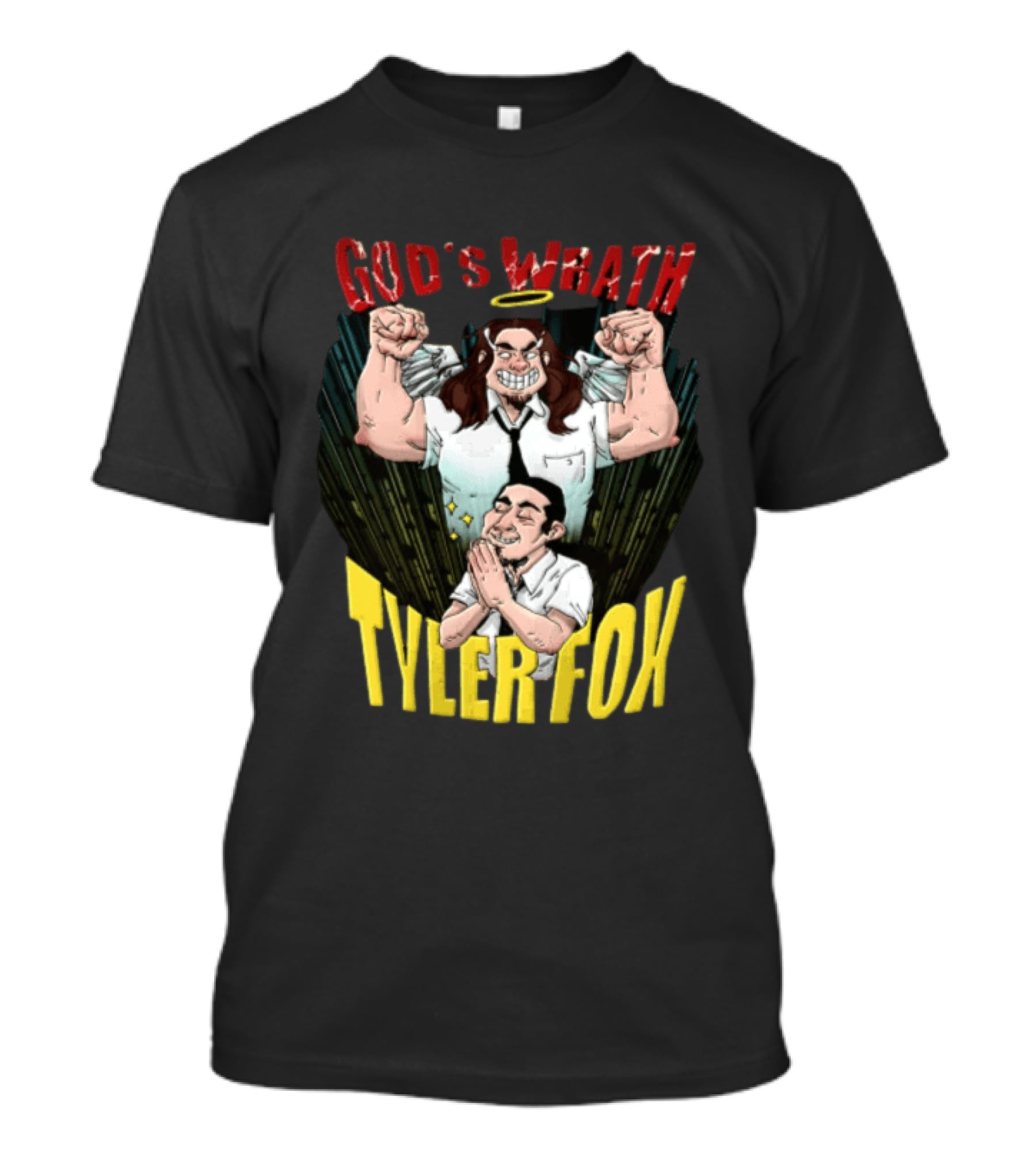 God's Wraith Tyler Fox Cartoon Animation T-Shirt