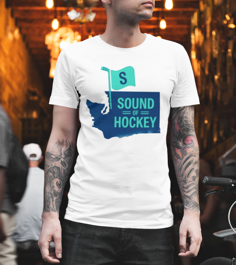 Seattle Kraken Sound Of Hockey State Flag S T-Shirt