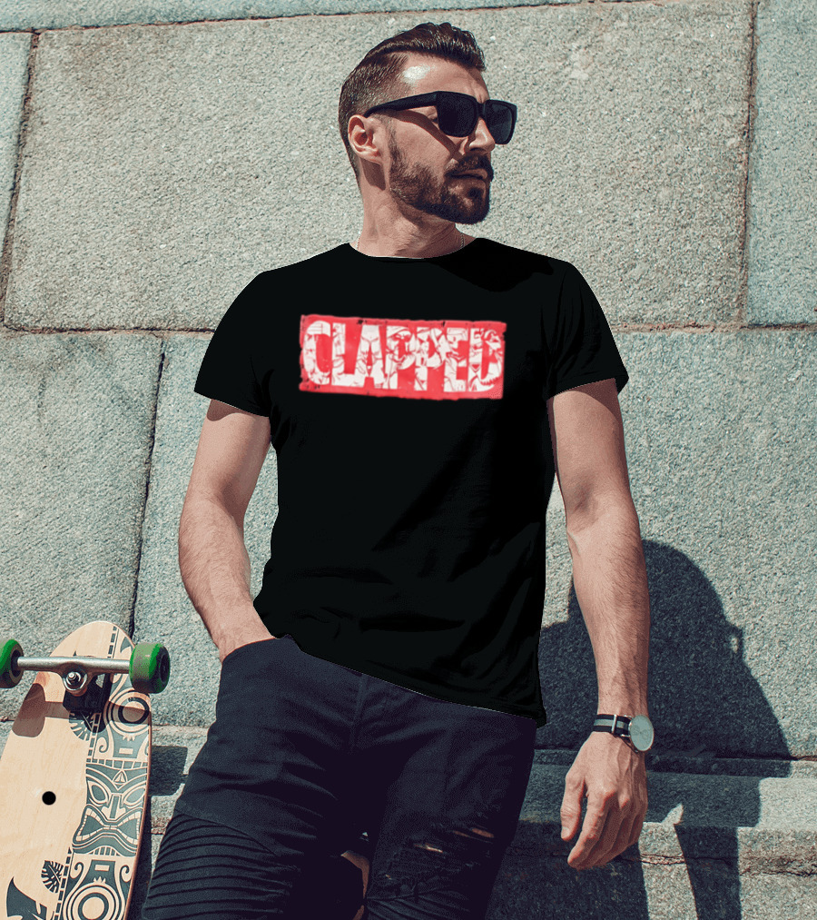Clappedmob Raw Cut Halloween Horror Characters T-Shirt