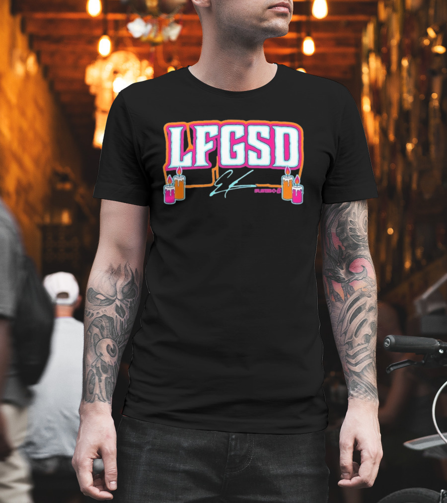 LFGSD Ethan Salas Signature Candles T-Shirt