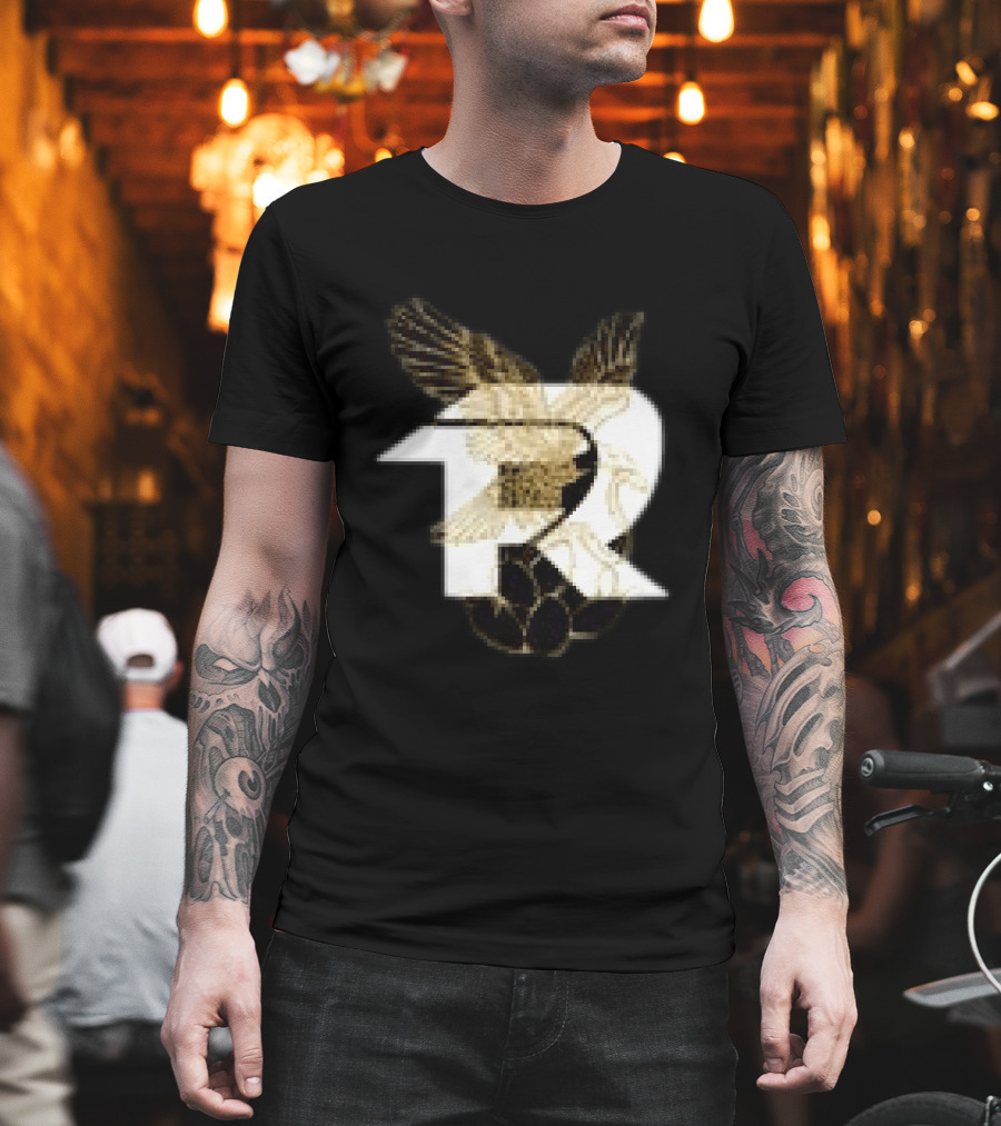 Fuerza Regida Aguila Emblem Featuring Majestic Eagle T-Shirt