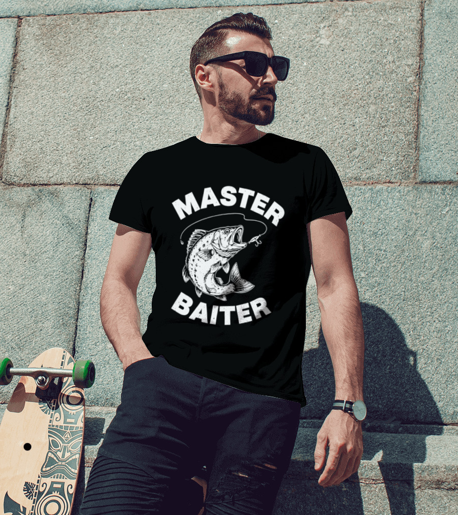Master Baiter Fishing Hook Fish T-Shirt