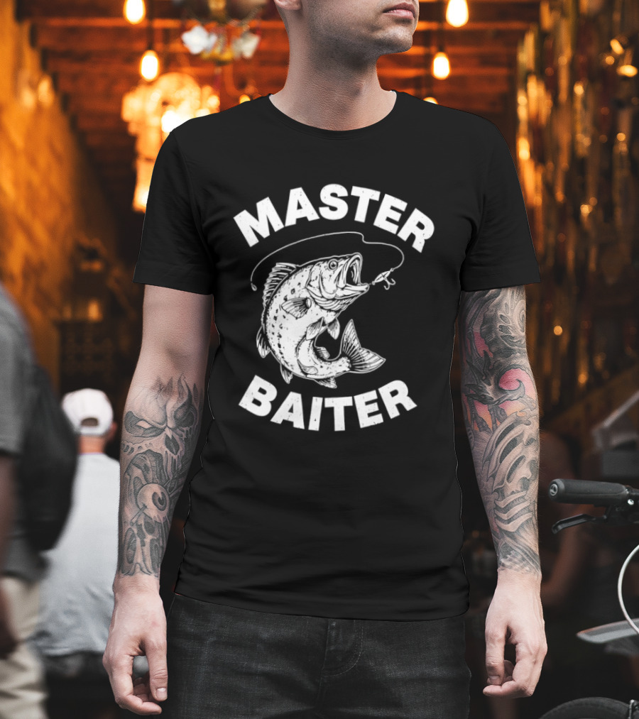 Master Baiter Fishing Hook Fish T-Shirt