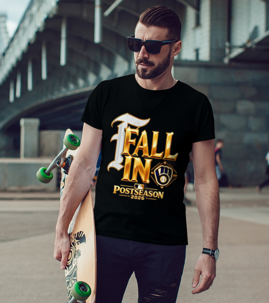 Milwaukee Brewers Fall In Postseason 2026 MLB T-Shirt