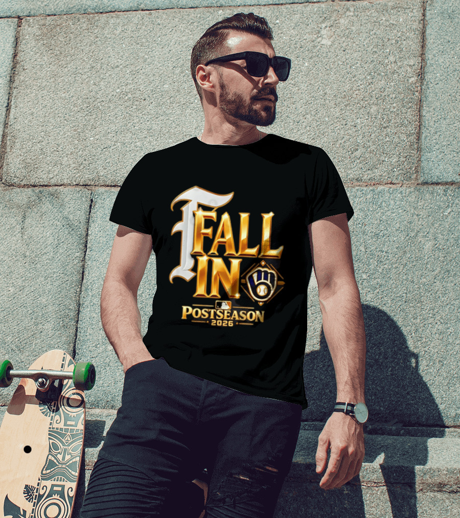 Milwaukee Brewers Fall In Postseason 2026 MLB T-Shirt