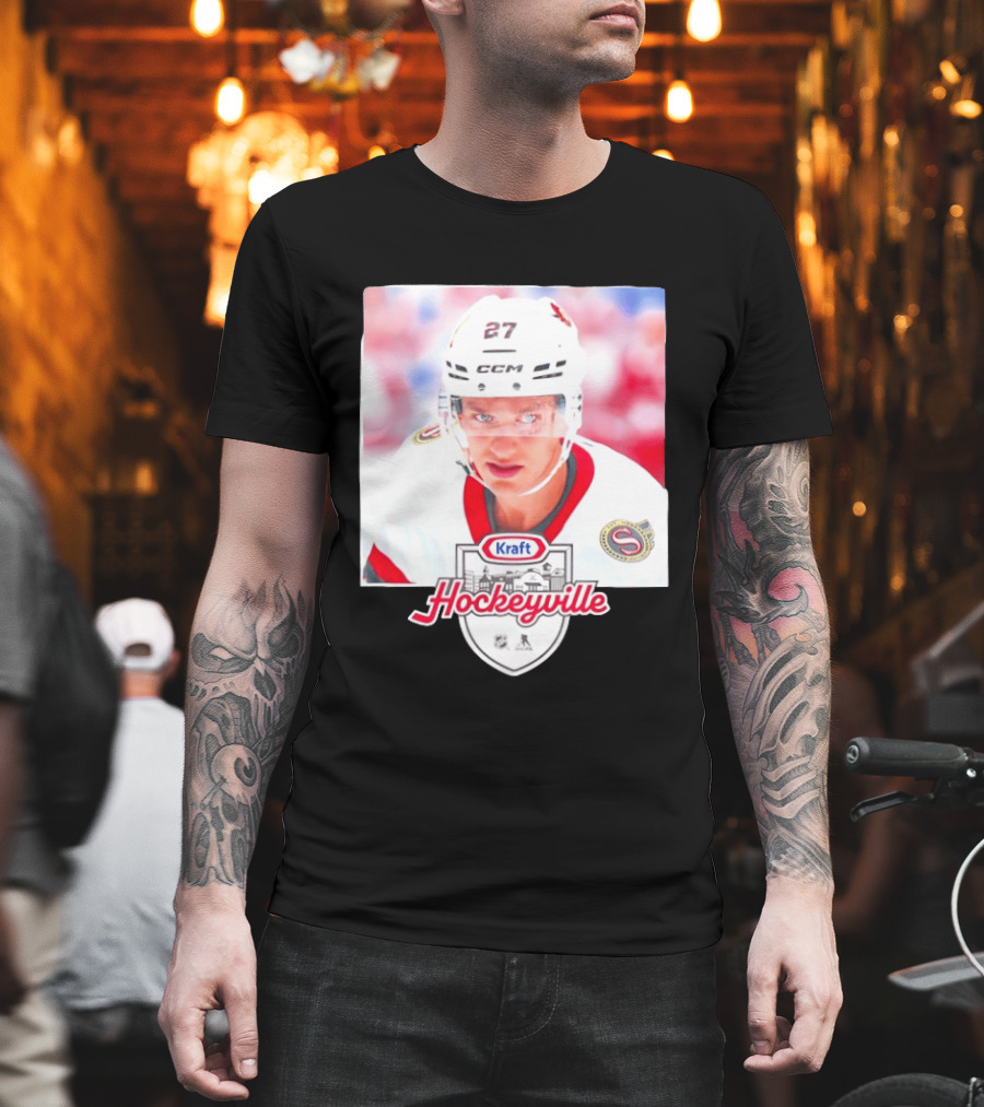 Ottawa Senators 27 Kraft Hockeyville CCM T-Shirt