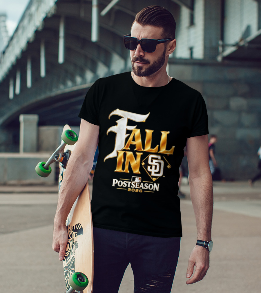 San Diego Padres Fall In SD Postseason 2026 MLB T-Shirt