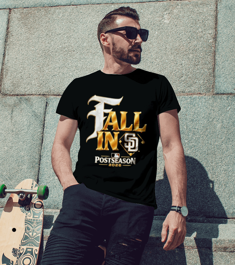San Diego Padres Fall In SD Postseason 2026 MLB T-Shirt