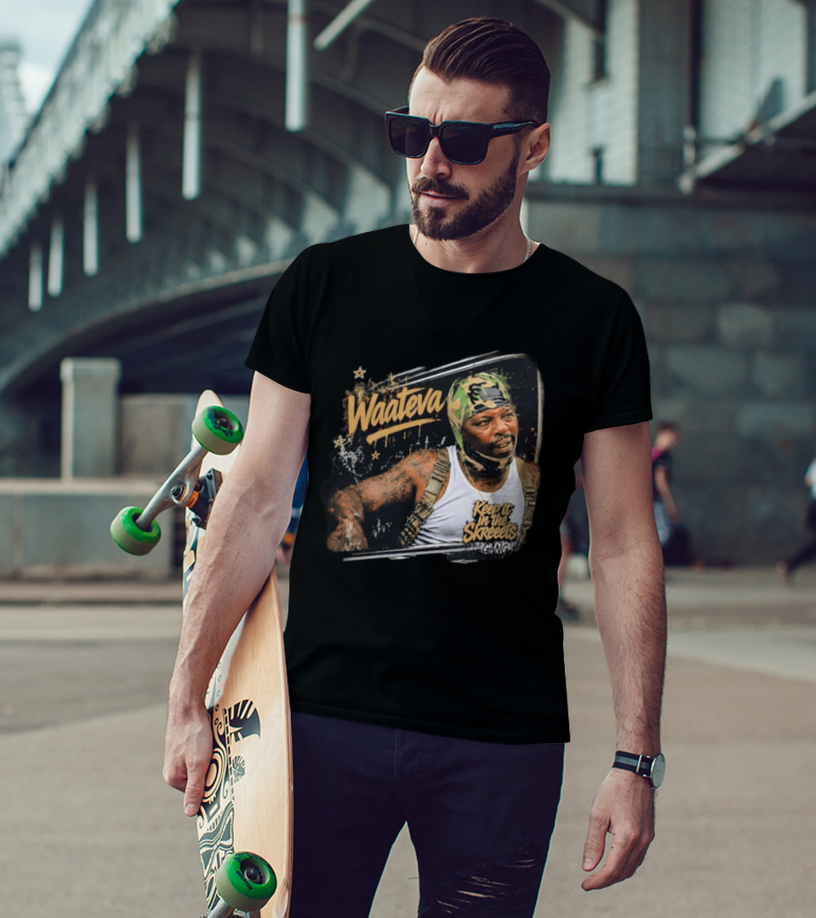 Waateva Keep It In The Skreeets Gang Camouflage Bandana T-Shirt