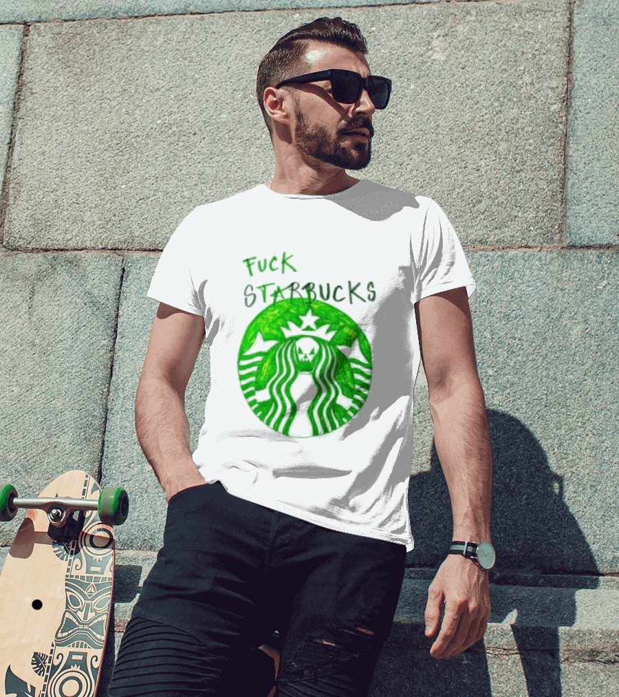 Asspizza Store Local Coffee Shop Parody Starbucks T-Shirt