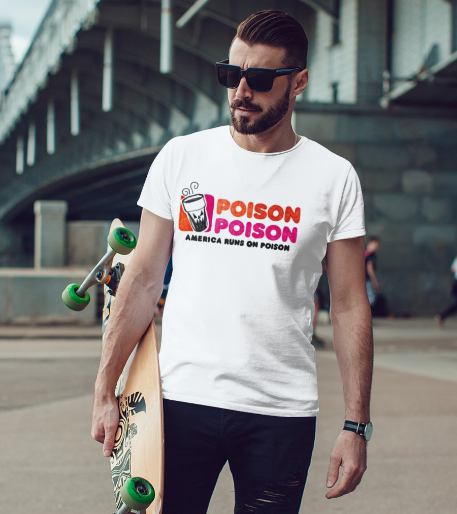 Asspizza Store America Runs On Poison Drinking Cup T-Shirt
