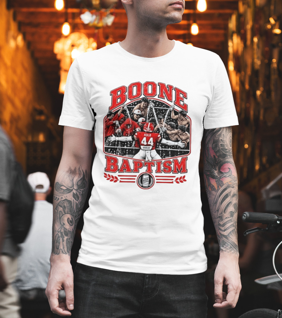 Oklahoma State Cowboys Boone Baptism Kolb 44 Football Celebration Team Spirit T-Shirt