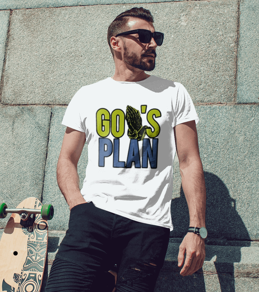 GO'S PLAN Praying Hands T-Shirt