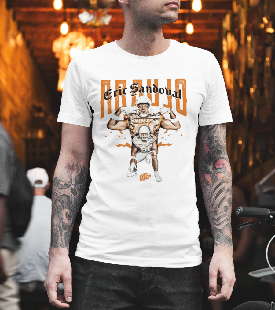 NCAA Football UTEP Eric Sandoval Araujo Collage T-Shirt