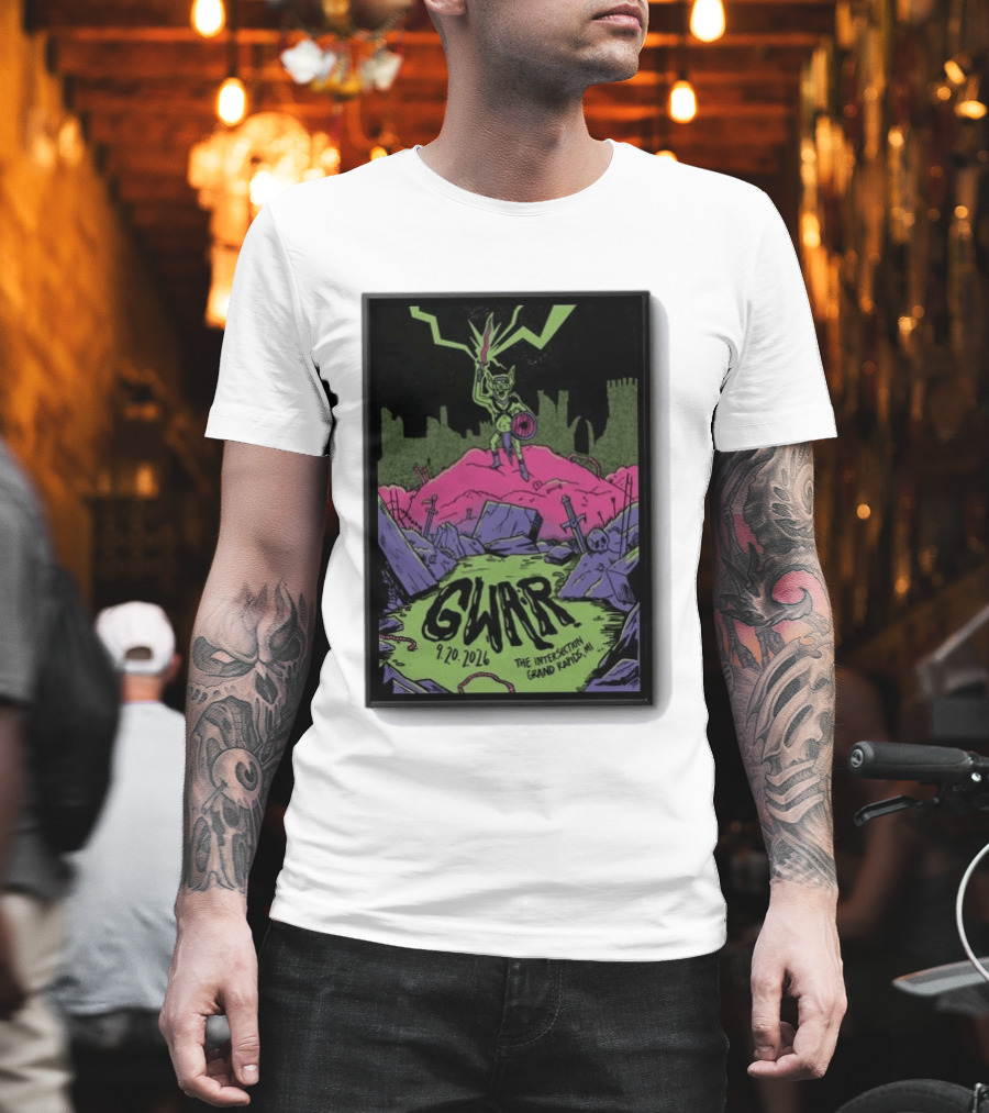 Gwar 9 20 2026 The Intersection Grand Rapids MI T-Shirt