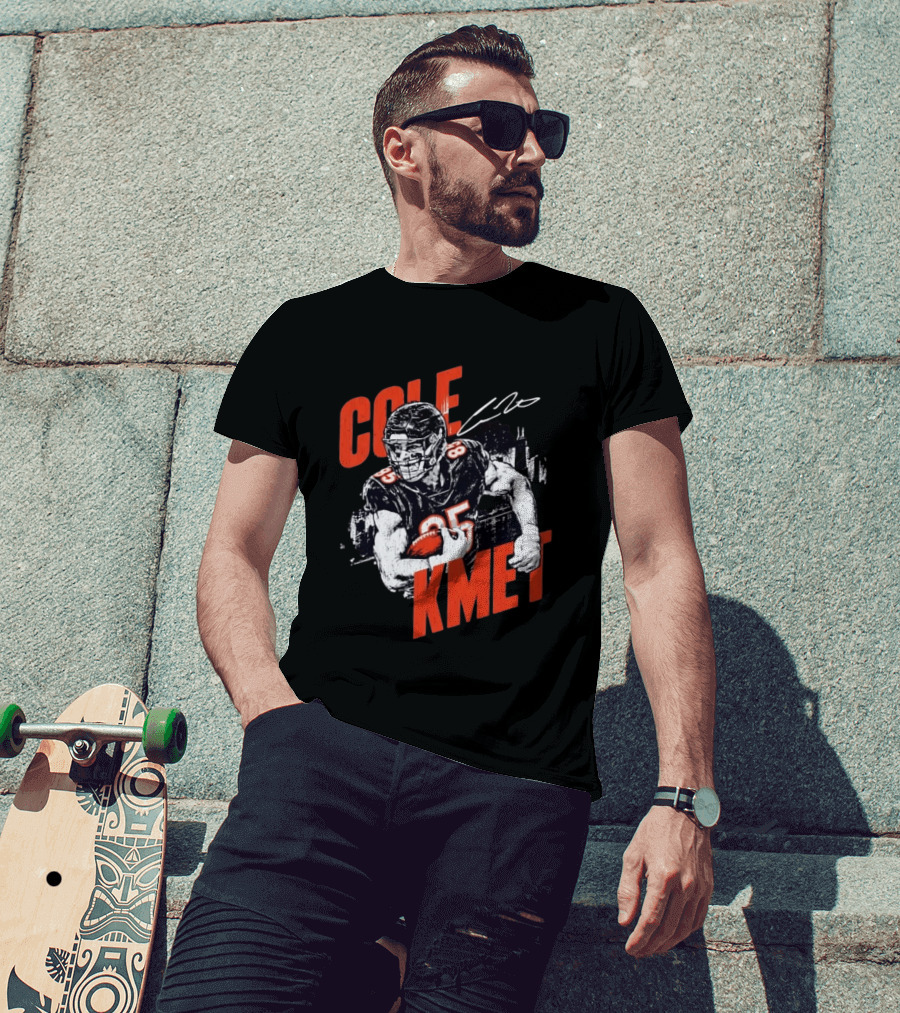 Cole Kmet Chicago Bears Football Iconic Number 85 Sports T-Shirt