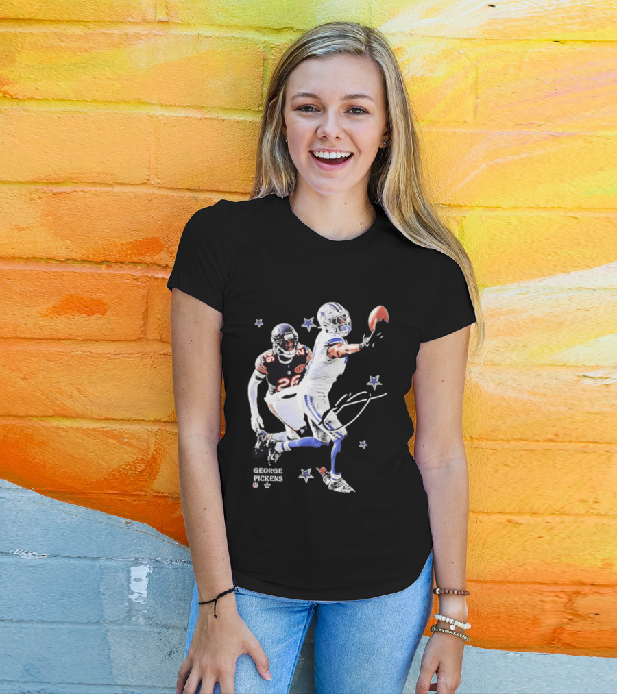 George Pickens NFL Action Dallas Cowboys Vs Chicago Bears Game Highlights T-Shirt