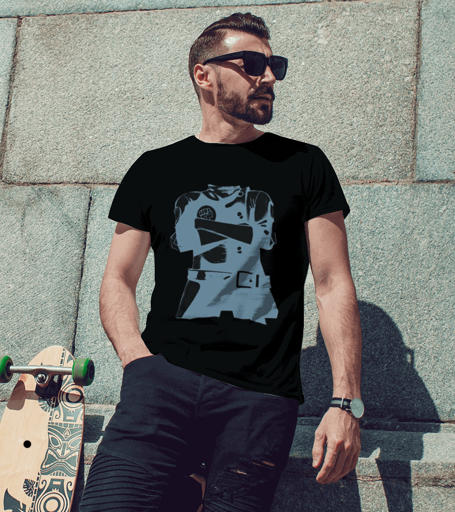 Gorillaz Store Stylo Hood Black Fist T-Shirt