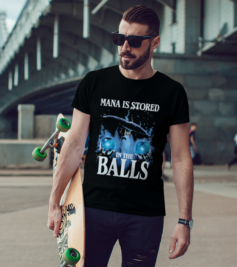 Mana Is Stored In The Balls Ice And Magic T-Shirt
