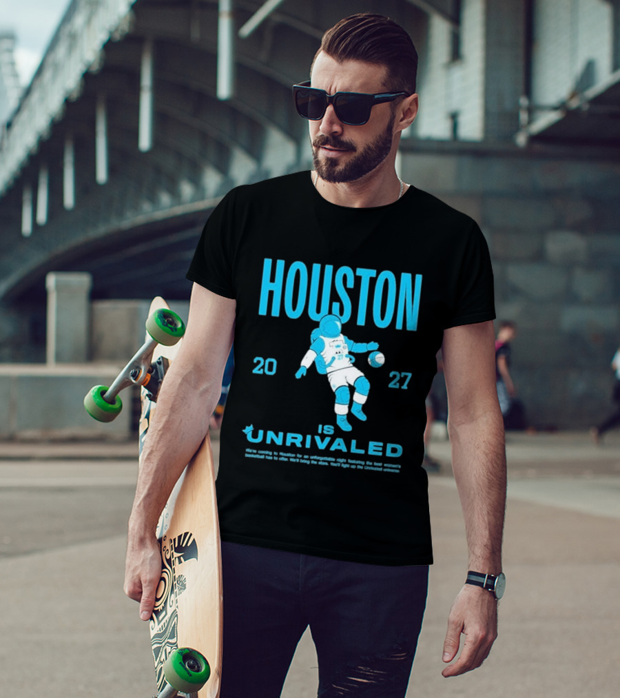 Houston 2027 Is Unrivaled Astronaut Catcher T-Shirt