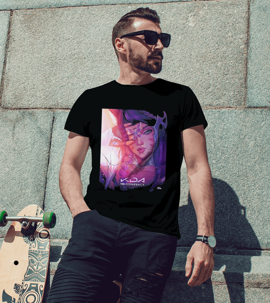 Ahri KDA The Comeback Arcane League Of Legends By Nikkotari T-Shirt
