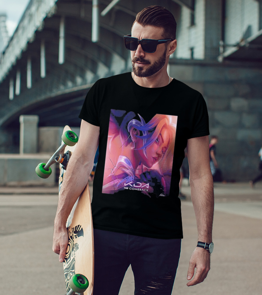 Akali KDA The Comeback Arcane League Of Legends Nikkotari T-Shirt