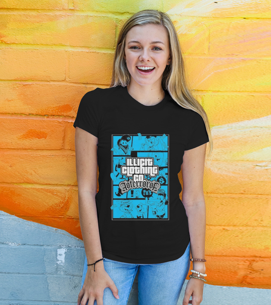 Illicit Clothing Co Afterror FU$ T-Shirt