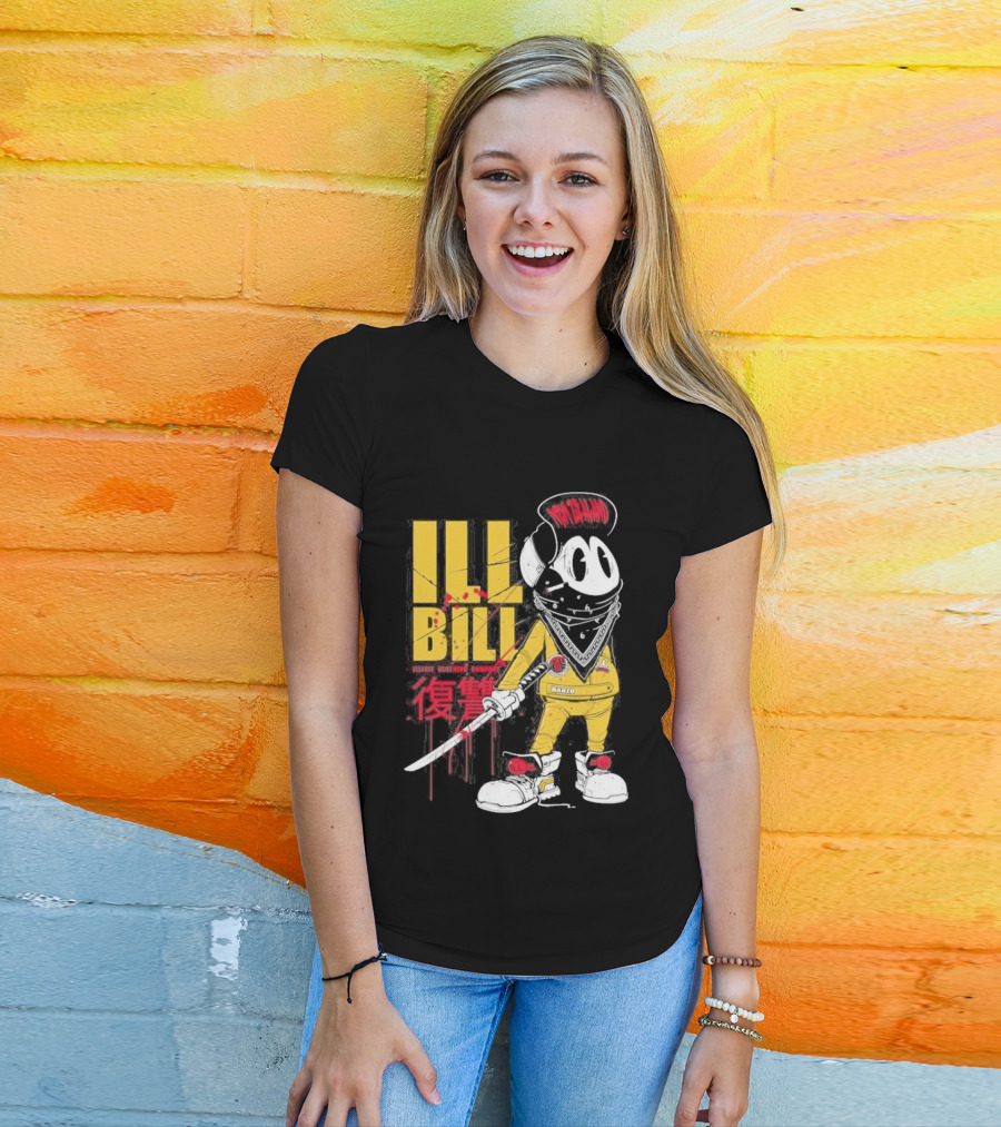 Ill Bill Redrat Illicit Drippy Character With Red And Yellow Details T-Shirt