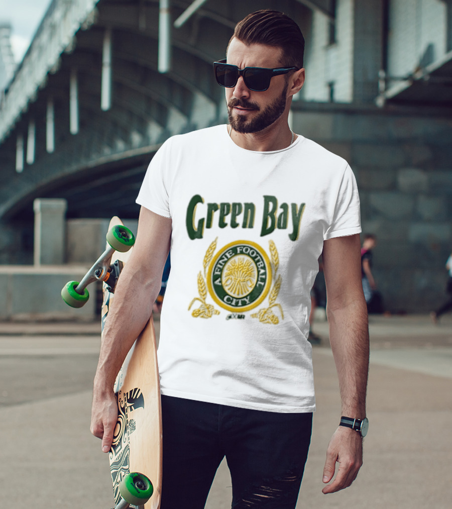 Green Bay A Fine Football City T-Shirt