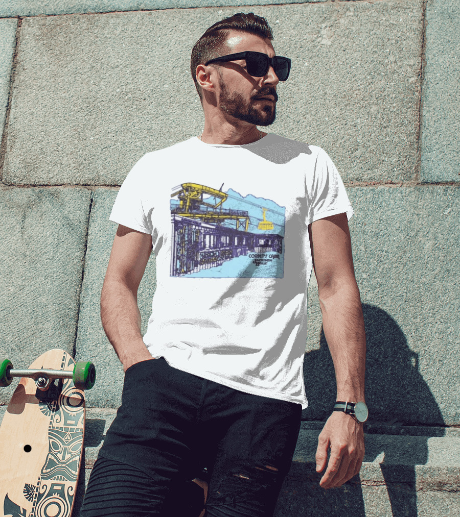 Jackson Hole Corbets Cabin Tram Wyoming Scenic Adventure T-Shirt