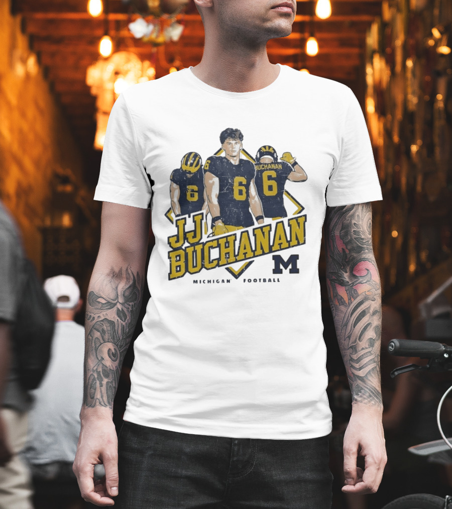 JJ Buchanan 6 Michigan Wolverines Football M T-Shirt
