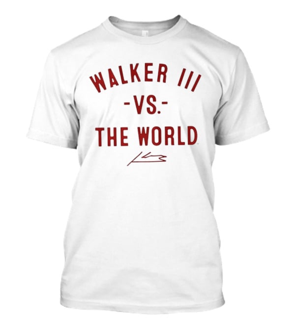 Walker III Vs The World Kansas City Chiefs T-Shirt
