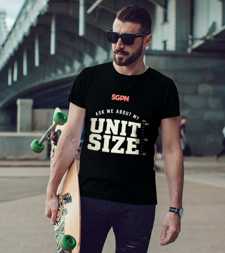 Sgpn Ask Me About My Unit Size Betting Odds Scale T-Shirt