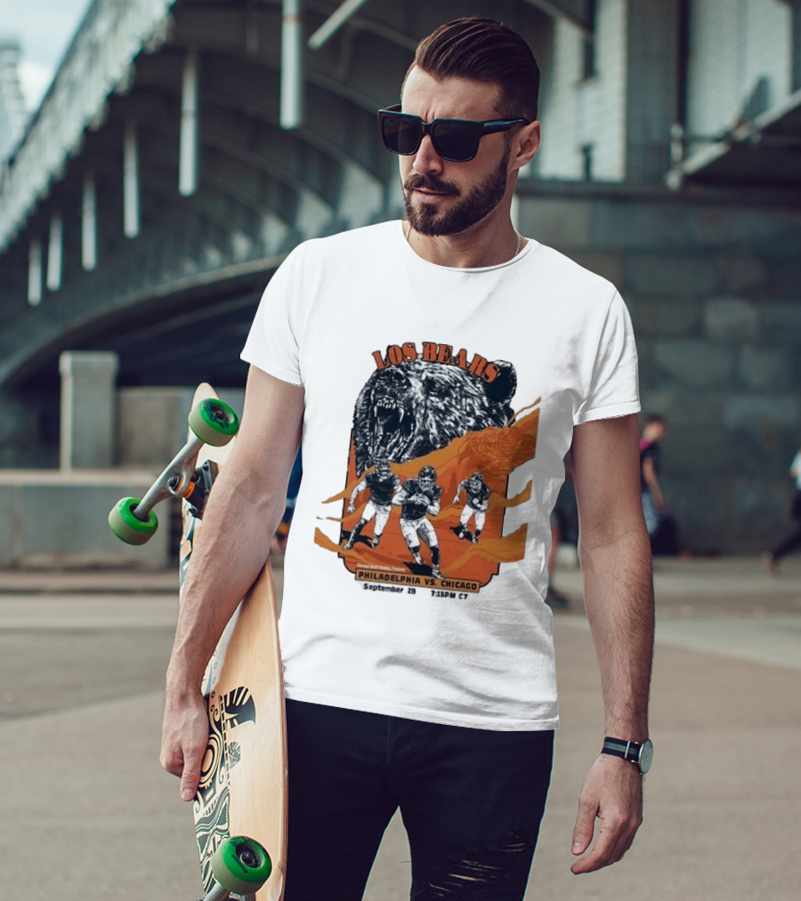 Philadelphia Eagles Vs Chicago Los Bears September 28 2026 Soldier Field Week 3 1:15 PM T-Shirt