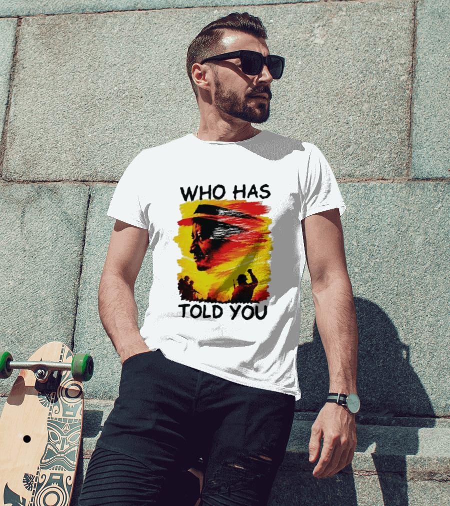 Edwin Sifuna Wears Raila Odinga's Who Has Told You T-Shirt
