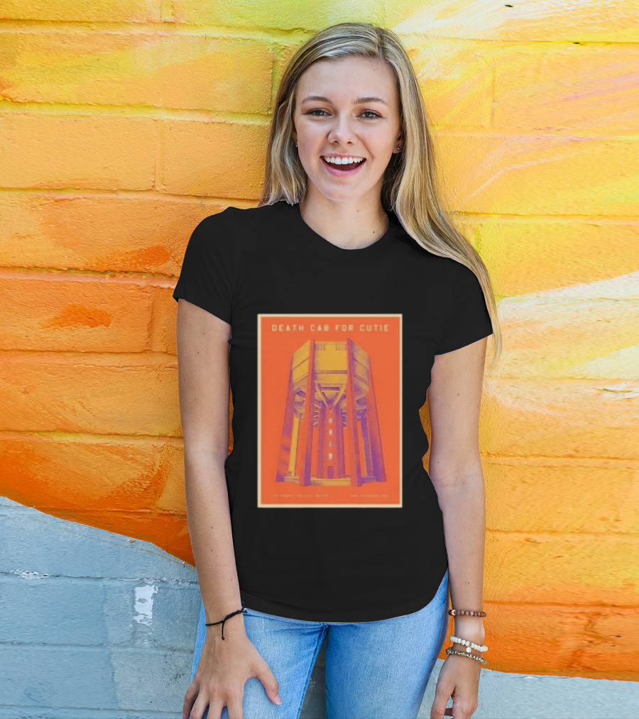 Death Cab For Cutie September 23 2026 Bristol I Built You A Tower Tour Prospect Building UK Event T-Shirt