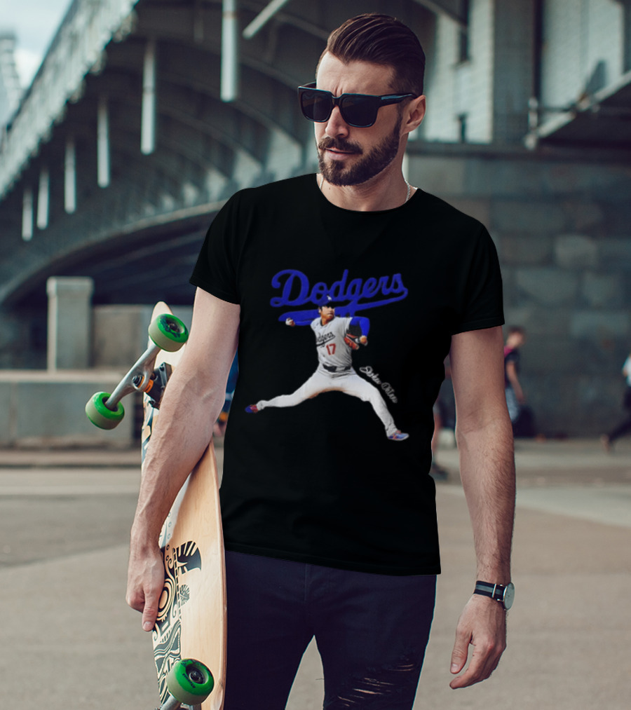Dodgers Shohei Ohtani 17 Baseball Player Los Angeles T-Shirt