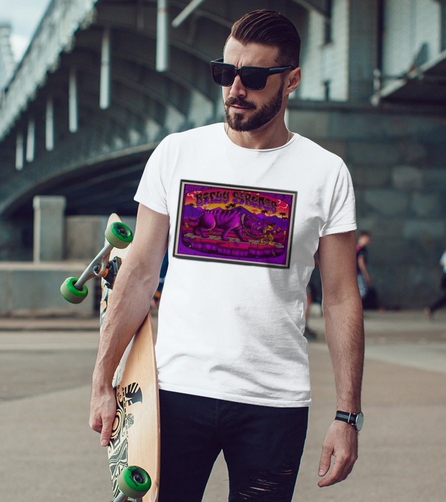 Billy Strings Tour 2026 Los Angeles Inglewood Purple Tiger T-Shirt
