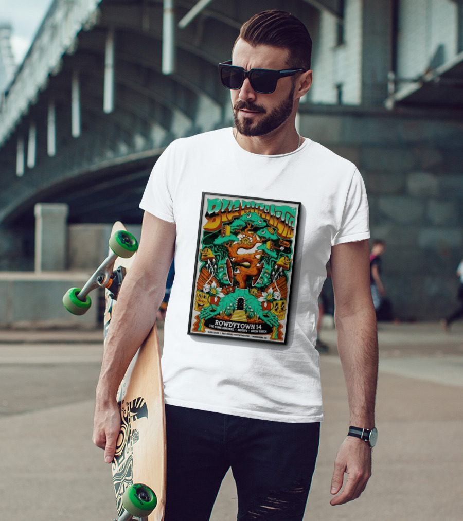 Big Gigantic Live Rowdytown 14 Red Rocks Amphitheatre September 26 2026 Morrison CO The Funk Hunters Motifv Drew Birch T-Shirt