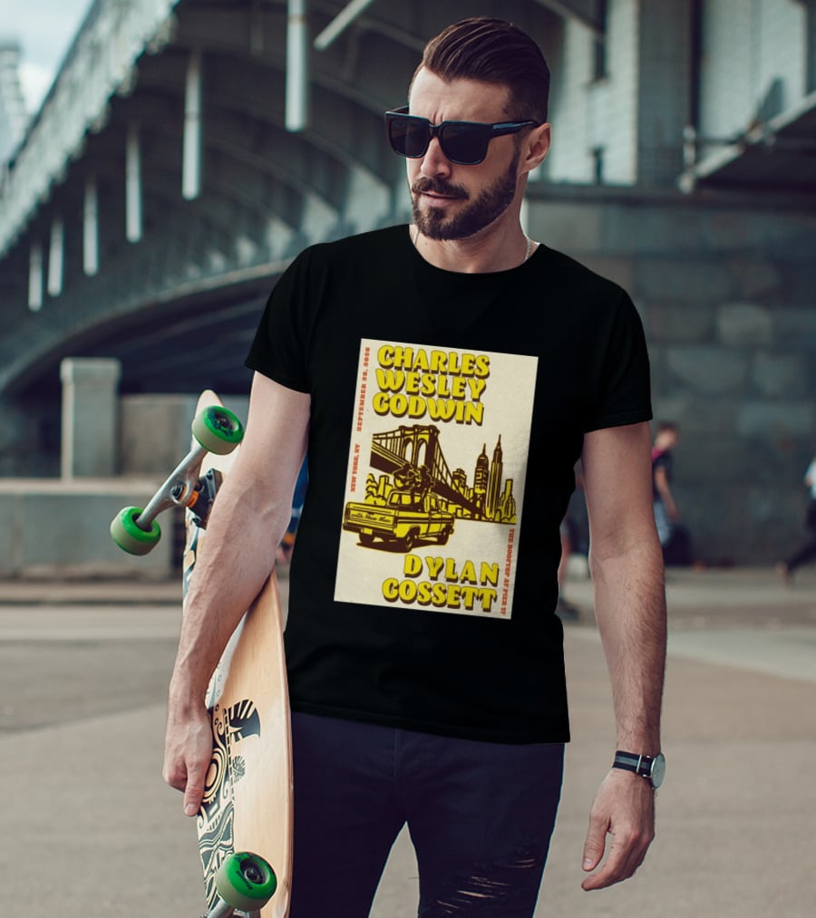 Charles Wesley Godwin Rooftop Pier 17 New York September 2026 Dylan Gossett T-Shirt