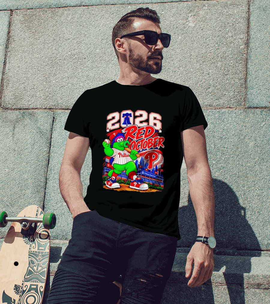 Philadelphia Phillies 2026 Red October Citizens Bank Park Postseason T-Shirt