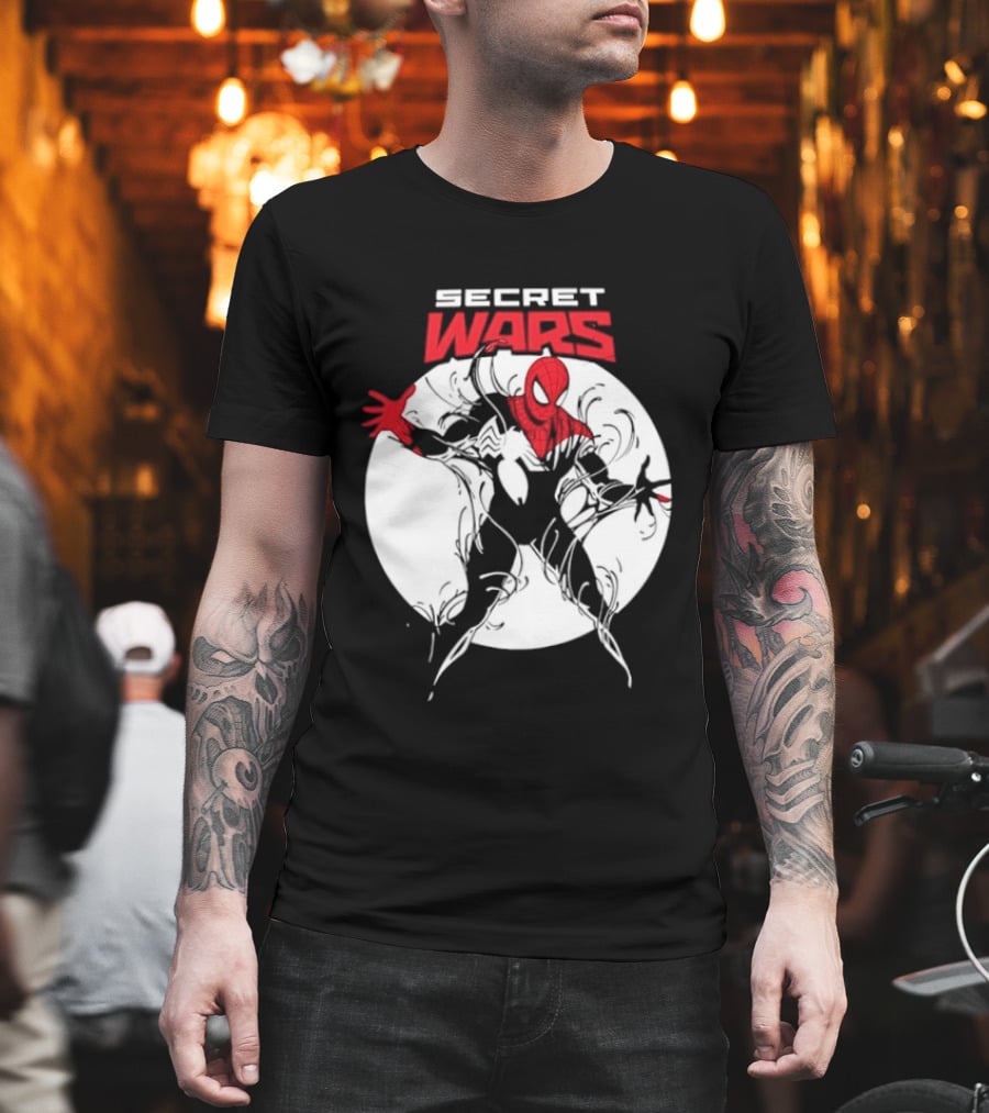 Secret Wars Spider Man Iconic Marvel T-Shirt