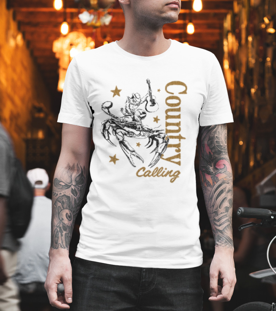 Country Calling Festival 2026 Ocean City Maryland Crab Cowboy Stars T-Shirt