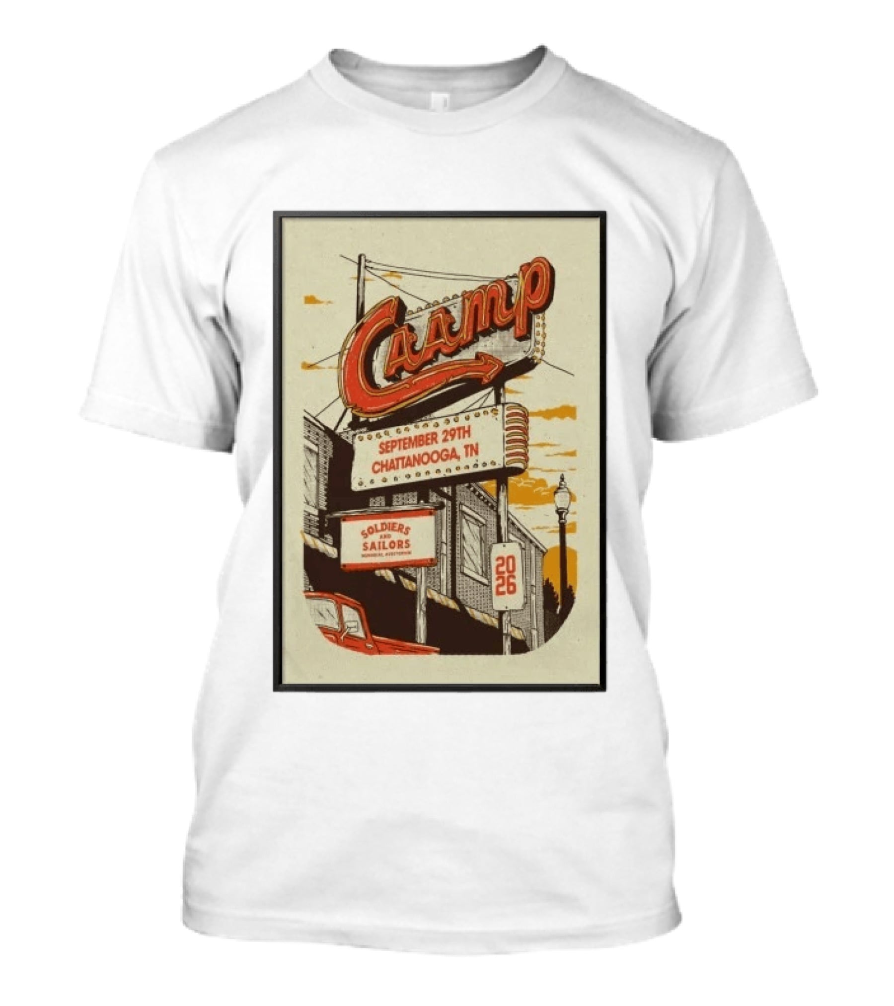 CAAMP Concert September 29 2026 Soldiers And Sailors Chattanooga TN T-Shirt