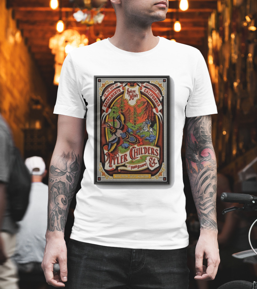 Tyler Childers Sacramento Concert September 30 2026 With Sipe Hunt Food Stamps Special Guests Wednesday T-Shirt