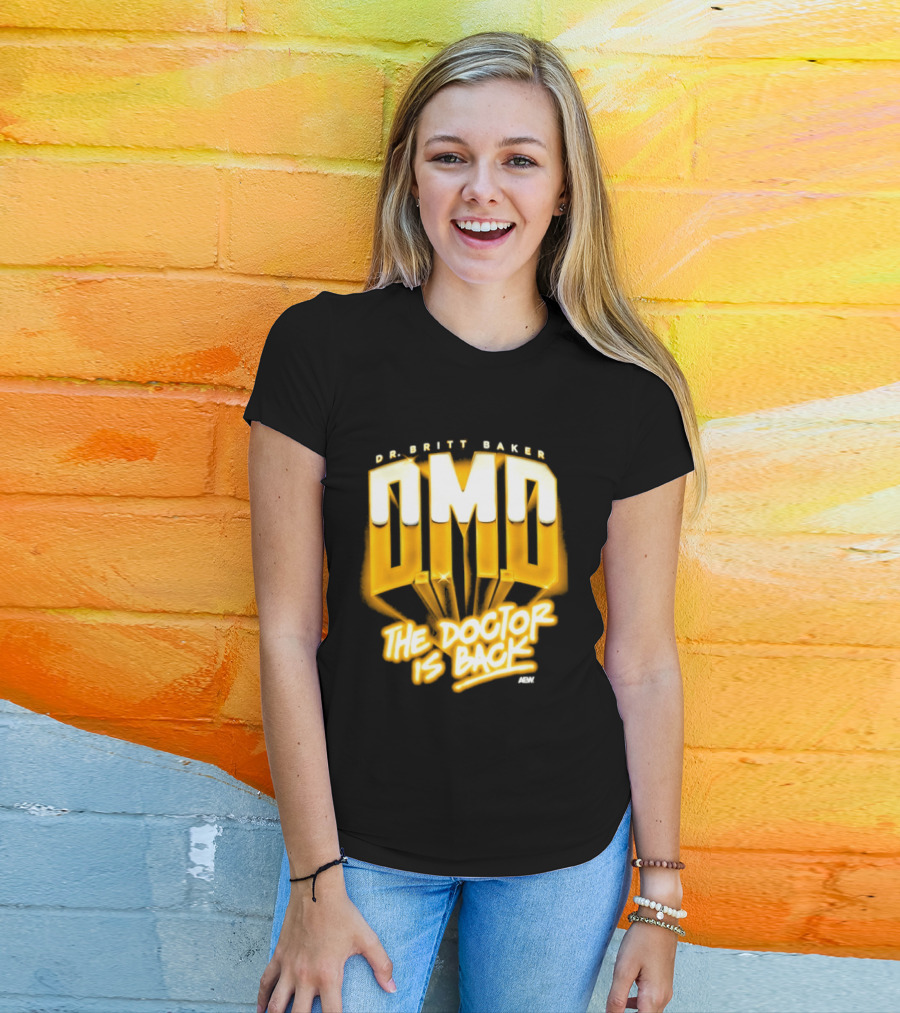 Dr Britt Baker DMD The Doctor Is Back AEW Wrestling T-Shirt