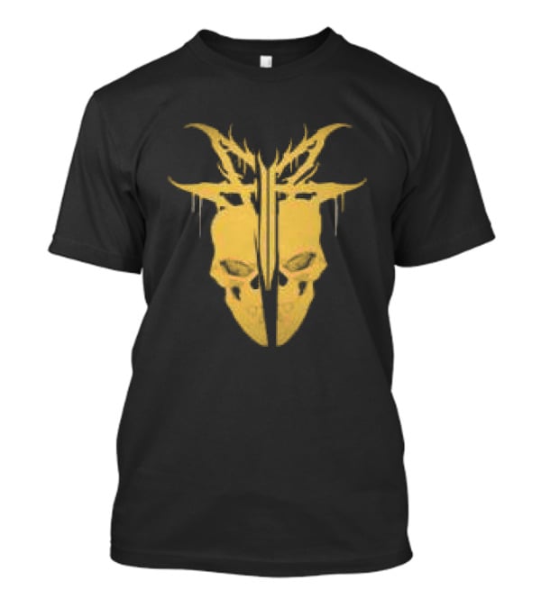 Falling In Reverse Yellow Skull Dripping Melting T-Shirt
