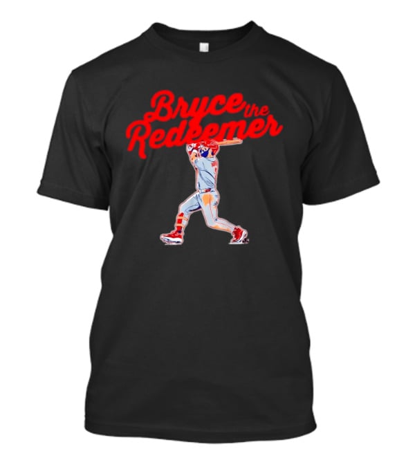 Bryce Harper The Redeemer Philadelphia Phillies Baseball T-Shirt