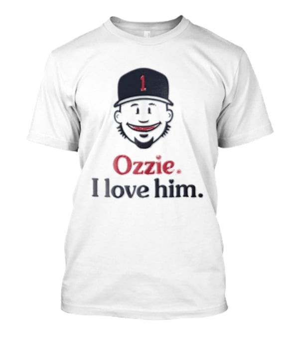 Atlanta Braves Ozzie Albies I Love Him 1 MLB Fan Favorite T-Shirt
