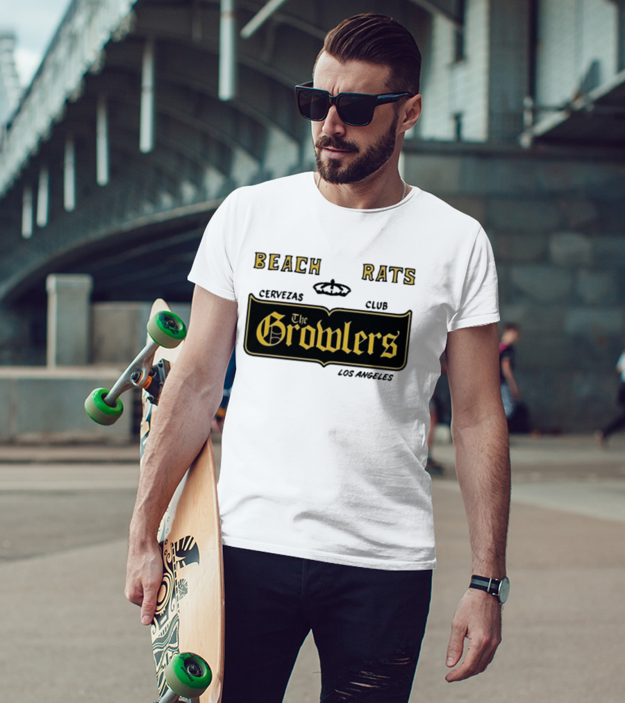 Beach Rats Cervezas Club The Growlers Los Angeles 2026 T-Shirt